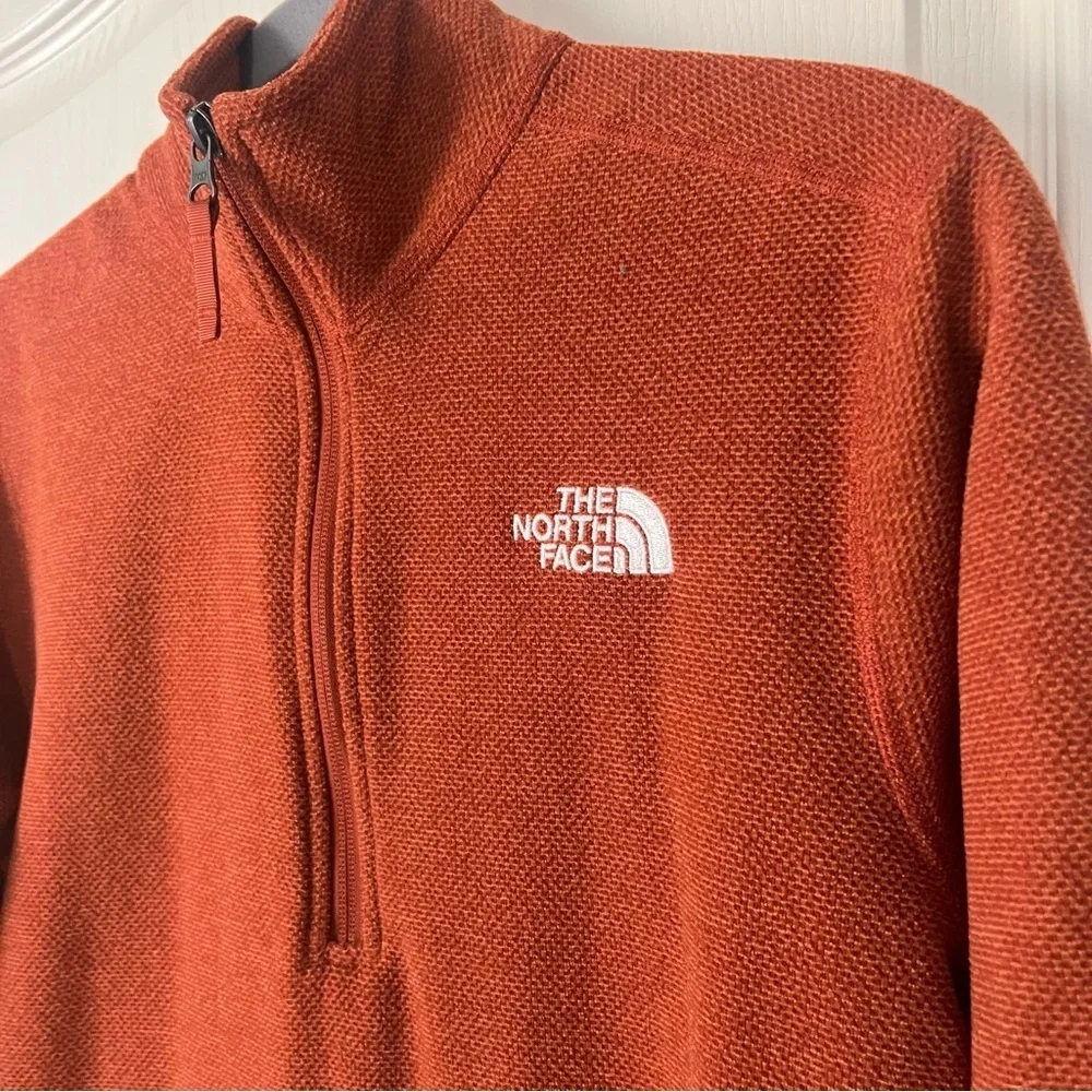 The North Face Men’s Cap Rock 1/4 Zip Pullover Sweatshirt, Brandy Brown, S